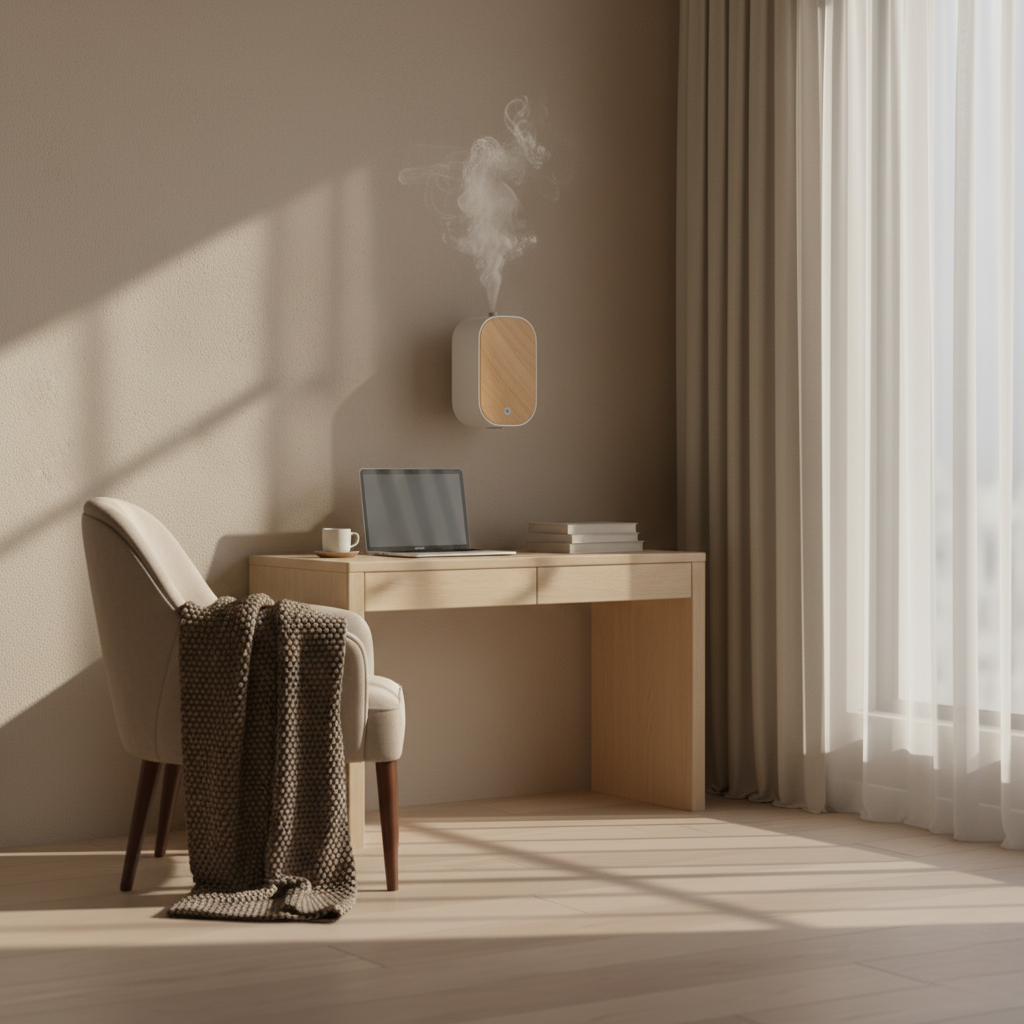 Wandmontierter Diffusor für ätherische Öle