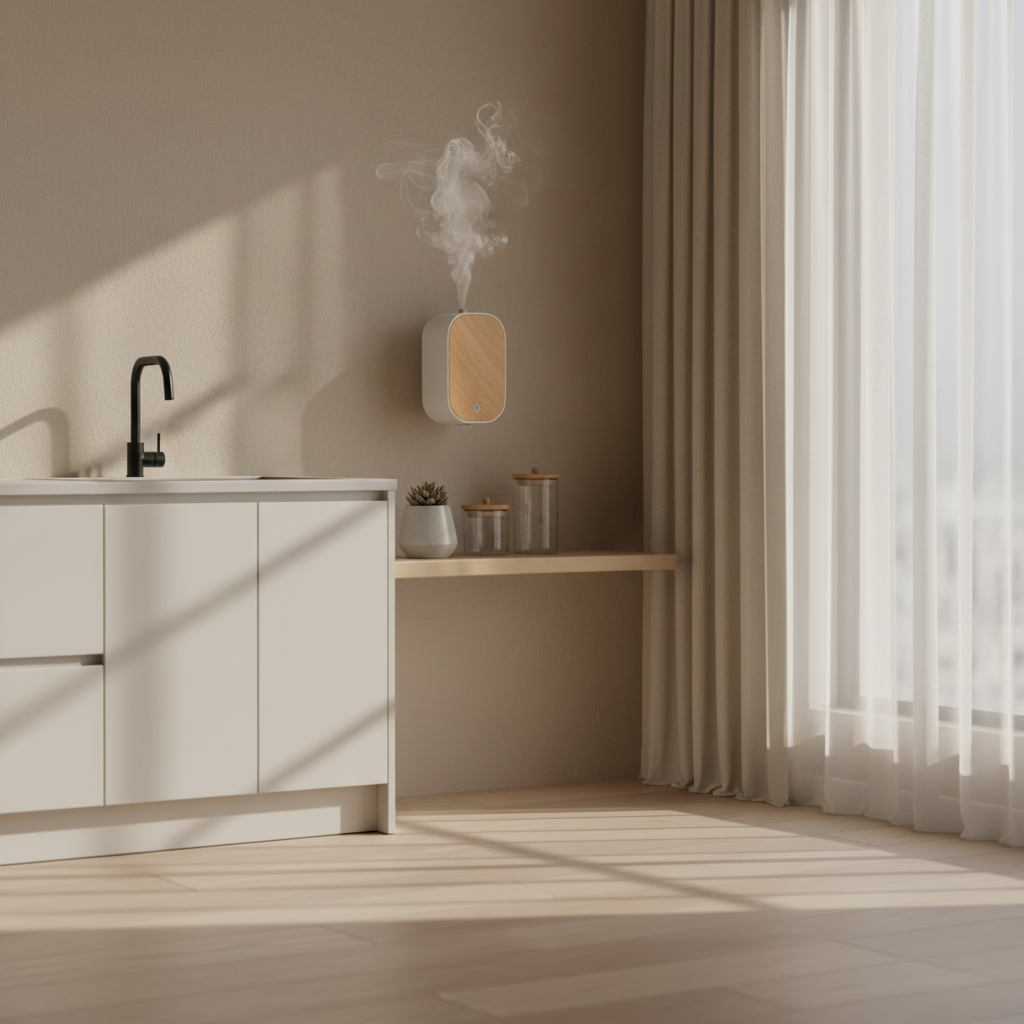 Wandmontierter Diffusor für ätherische Öle